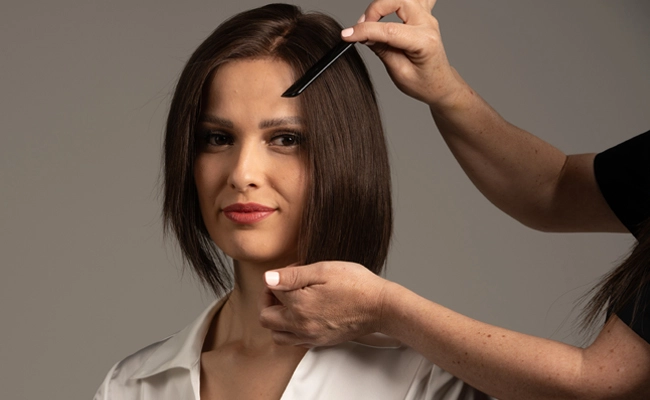 Συνθετική περούκα για χημειοθεραπεία